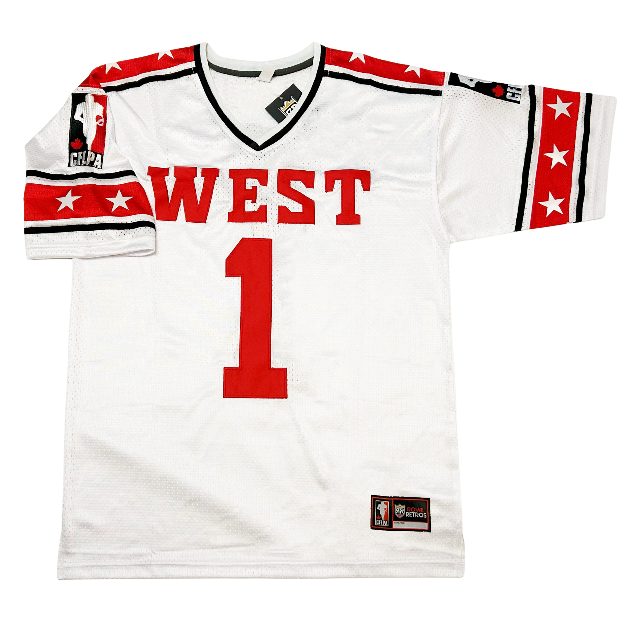 1983 cflpa all star jersey west